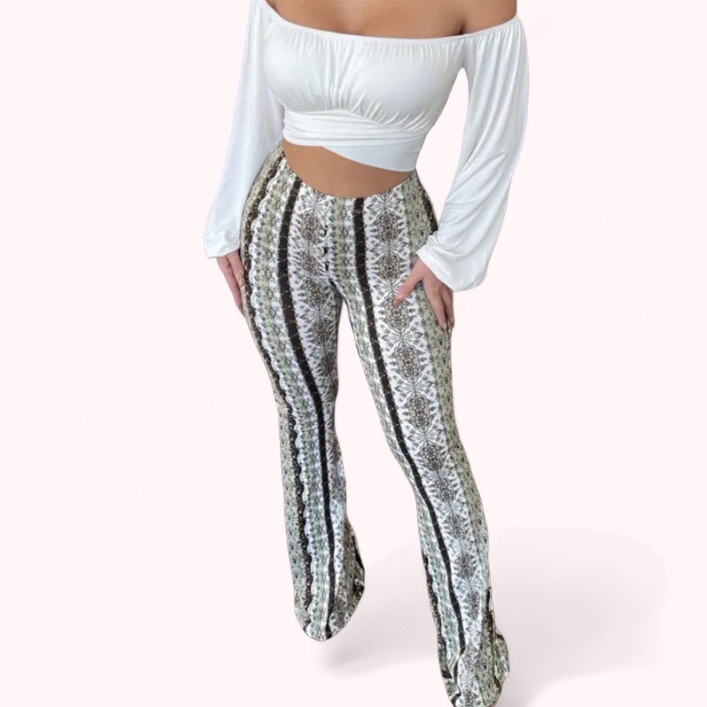 ShapeU™ Lifting Boho Flare Pants